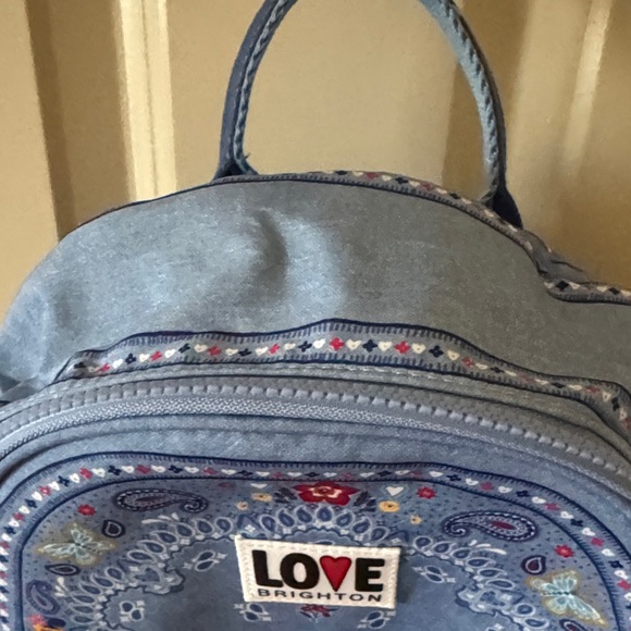 Brighton Women’s Bandana Love Backpack OS NWT main image 5